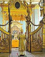 Слово Святейшего Патриарха Кирилла за Божественной литургией в Петропавловском соборе Санкт-Петербурга